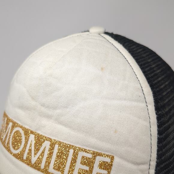 #Mom Life Snapback Trucker Hat Black One Size Adjustable Mesh Back YoungAn Hat - Picture 5 of 10